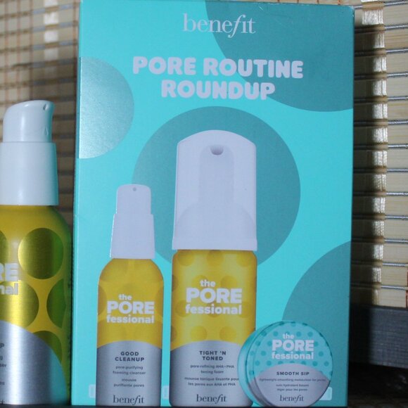 Benefit Pore Routine Roundup Skincare Essentials Set NIB - Picture 2 of 6